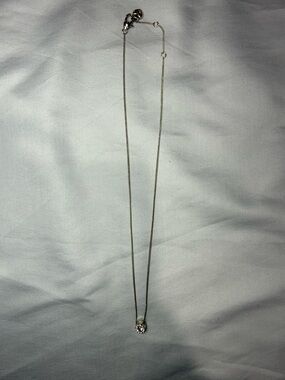 Brighton CZ Solitaire Necklace - Silver